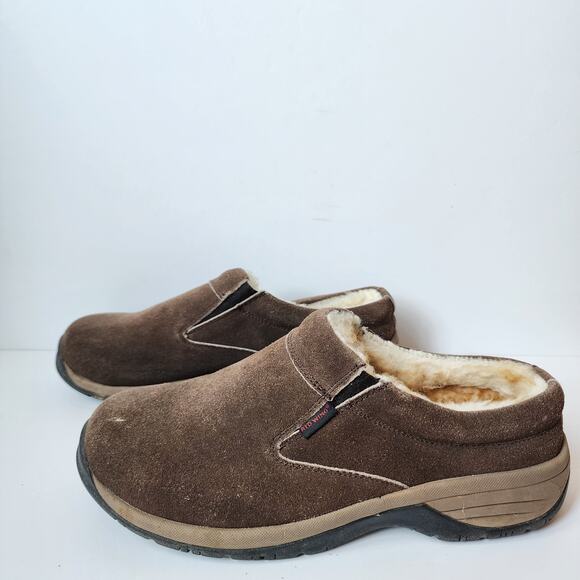 Red Wing Slippers Mens Size 10 Chocolate Alpine II 97524 Sherpa Slip On Shoes - Picture 3 of 11